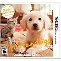 Nintendo Games 3ds Nintendogs + Cats Golden Retriever & New Friends