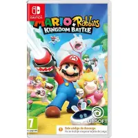 Nintendo Games Switch Mario + Rabbids Kingdom Battle Code In The Box