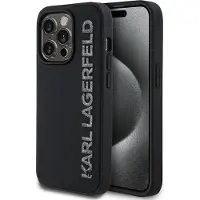 Karl Lagerfeld 3d Rubber Glitter Logo Iphone 13 Pro Telefon Etui