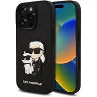 Karl Lagerfeld Pu Saffiano Karl And Choupette Iphone 16 Pro Max Telefon Etui