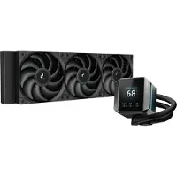 DeepCool Mystique 360 - Processors flydende kølesystem - Radiatorstørrelse: 360 mm - (for: LGA1700, LGA1200, LGA1150, LGA1151, LGA1155, AM4, AM5) - kobberbase - 120 mm - sort