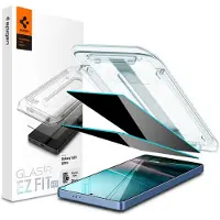 Spigen GLAS.tR EZ Fit HD Privacy, Samsung, Galaxy S25 Ultra (2025), Støvresistent, Ridseresistent, Sort, 2 stk
