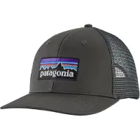 Patagonia - Vandretøj - P-6 Logo Trucker Hat Forge Grey til UnisexBomuld - Grå