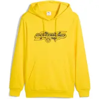 Puma Dortmund Hættetrøje FtblCulture - Gul/Sort, størrelse Medium