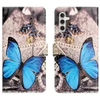 Mtp Products Samsung Galaxy A26 Style Series Pung Taske - Blå Sommerfugl