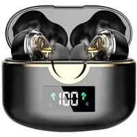 INF Trådløse Bluetooth 5.0 Dobbelt Dynamic Speaker høretelefoner Black
