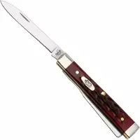Case Knives Case Baby Doc Pocket Worn Old Red Bone, Corn Cob Jig, 10308, 6282SP SS pocket knife