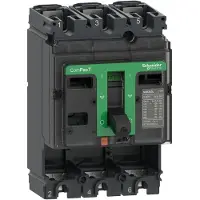 Schneider Electric Maksimalafbryder uden strømrelæ, ComPacT NSX250N, 50 kA ved 415 VAC 50/60 Hz, 250 A, 3 poler