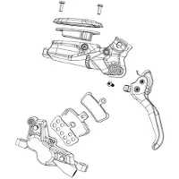 Sram Motive Ultimate/slver/brzonze A1+/db8/db6/db4 A1+ Spakreservedele