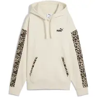 Puma Essentials Animal Print Comfort Hoodie Women, Clothing, Alpine Snow, L
