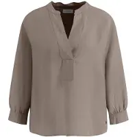 Fynch&Hatton Tunic Linen Mix Langærmet Bluse