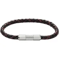 Fossil Armbånd 'KNOX' sort / sølv
