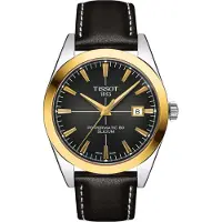 Tissot Herreur T927.407.46.061.01 Silicium Sort/Læder Ø40 mm