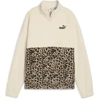 Puma Essentials Animal Print Relaxed Crew Women, Collections, Alpine Snow, XS