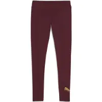 Puma ESS METALLIC Leggings Women, Clothing, Ruby Shimmer/Metallic Gold, L