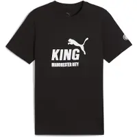 Puma Manchester City KING Logo Tee Men, Sport, Black, L