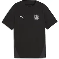 Puma Manchester City Training Jersey Youth, Clothing, Black/Silver, 5-6Y