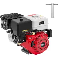 MSW 4 taktų vieno cilindro benzininis variklis su elektriniu starteriu, 6,5 l, 16 AG