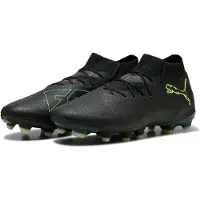 Puma FUTURE 8 PRO FG/AG Football Boots Unisex, Shoes, Black/Fizzy Light/Green Terrain, 43