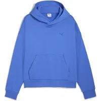 Puma Wardrobe Essentials Boxy Fleece Hoodie Men, Clothing, Mountain Blue, XXL