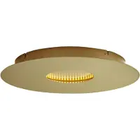 QAZQA Moderne loftslampe guld 40 cm inkl. LED 3-trins dæmpbar - Morning