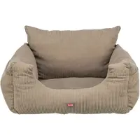 Trixie bilsæde til hunde, taupe - L 55 x B 30 x H 55 cm