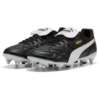 Puma KING TOP MxSG Football Boots Unisex, Shoes, Black/White/Gold, 42