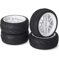 Absima 1/10 On Road 6 Spoke Profile Hjul 4 Enheder