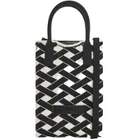 Funky Buddha Skuldertaske sort / hvid