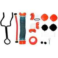 Camco Rhino Rhino RV Tote Tank tilbeh?rss?t - Indeholder et udvalg af Rhino Tote Tank tilbeh?r - Inkluderer st?l bugseradapter 3-fods kloakslange