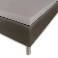 Nordstrand Kuvertlagen 140x200 cm - 100% blød bomuld - Højde 8 cm - Antracit gråt lagen til topmadras by