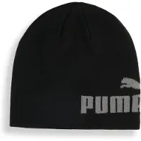 Puma Essentials Mid Crown Cuffless Beanie, Accessories, Black, OSFA
