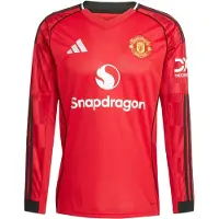 Adidas Manchester United Hjemmebanetrøje 2025/26 Lange Ærmer - , størrelse Small