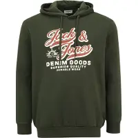 Jack&Jones PLUS Plus Size Logo Hættetrøje