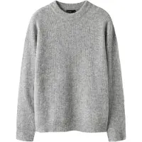 LMTD Pullover 'NLMKLEAVE' grå