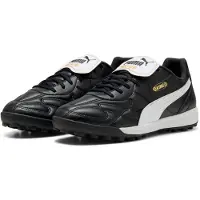 Puma KING TOP TT Football Boots Unisex, Shoes, Black/White/Gold, 46