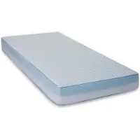 SLEEP TECH Kølende madras 140x200 - Højde 18 cm - Luksus skummadras med kølende memoryskum - 7 zoner - by Borg