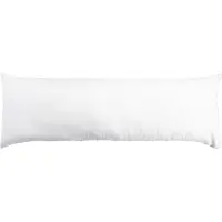 Borg Design Pudebetræk 50x150 cm - 100% bomuldssatin - Multipude - Klassisk hvide striber