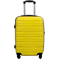 Borg Living Kabinekuffert - Hardcase - Gul håndbagage kuffert tilbud
