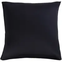 Nature By Borg Bambus pudebetræk - 60x63 cm - 100% bambus - Sort