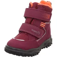 Superfit Snowboots 'HUSKY' sølvgrå / koral / burgunder