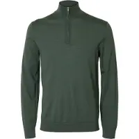 Selected Pullover 'SLHTRAY' mørkegrøn