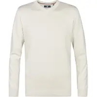 Petrol Industries Pullover naturhvid