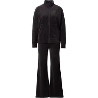 Puma Velour Rib Relaxed Suit Women, Clothing, Black, XL