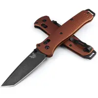 Benchmade Bailout MagnaCut Battlewash DLC foldekniv, burnt copper aluminum