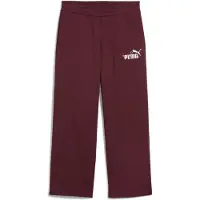 Puma Essentials Nature 2.0 Comfort Logo Straight Pants Women, Women, Ruby Shimmer, L