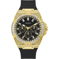 GUESS Herreur GW0208G2 Zeus Sort/Gummi Ø47 mm