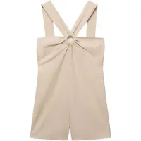 Mango Jumpsuit 'SUPER' beige