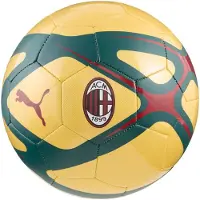 Puma Milan Culture Fodbold - Gul/Grøn/Rød - , størrelse Ball SZ. 5