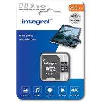 Integral Micro Sd Xc 256gb Clase 10 V30 Hukommelseskort